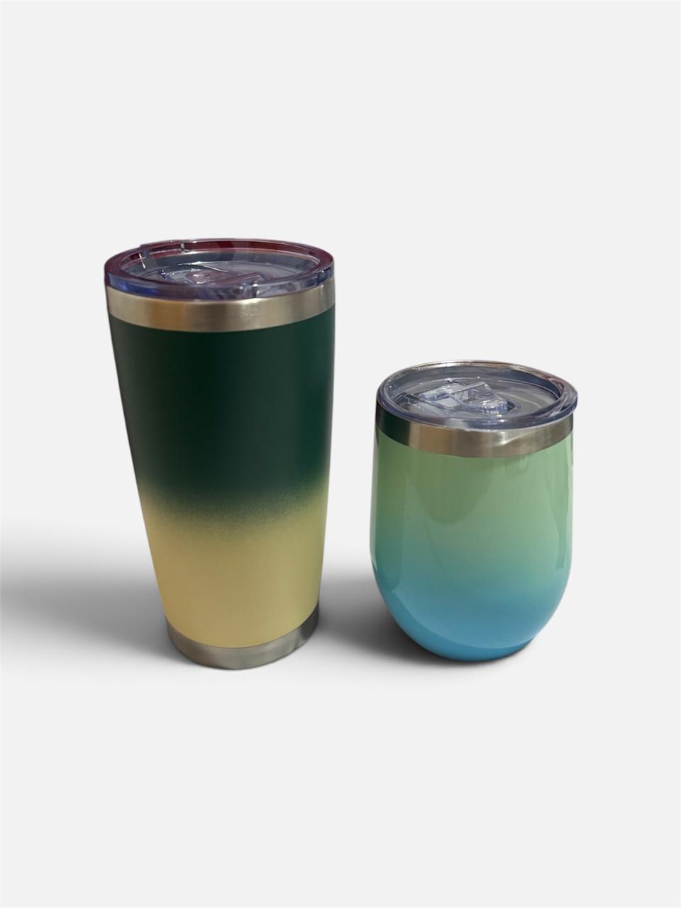 Vasos en degradado