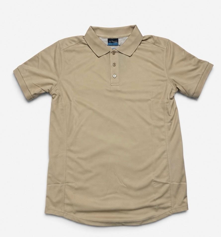 Polo deportiva beige