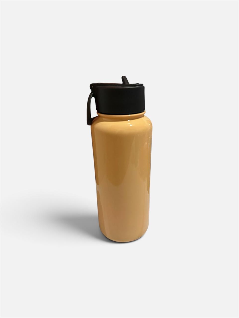 Botella térmica con pajilla