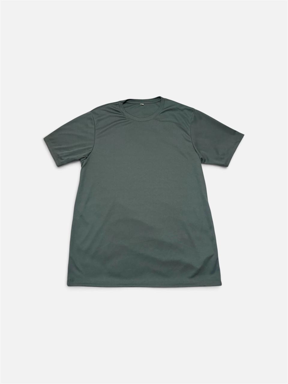 Camiseta dry-fit gris oscuro