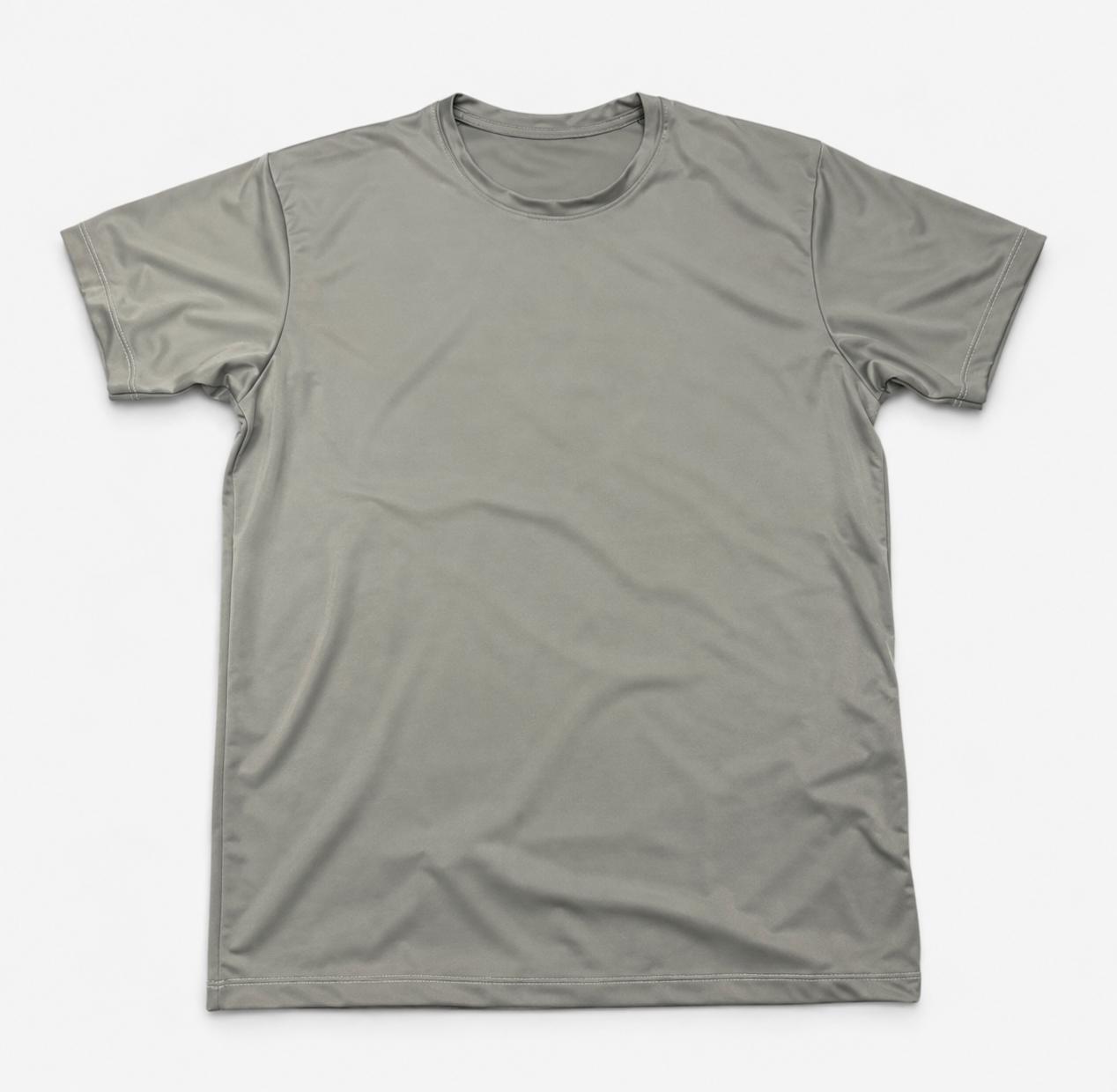 Camiseta dry-fit gris claro